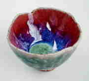 pinch pot, 3" dia., 