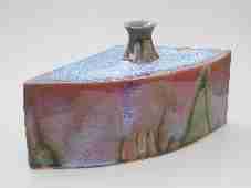 wedge shaped pot: Serenety, 11" x 10.5" x 5", 