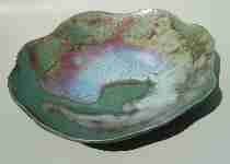 drape bowl: Full of Joy, 13" x 12" x 3", 